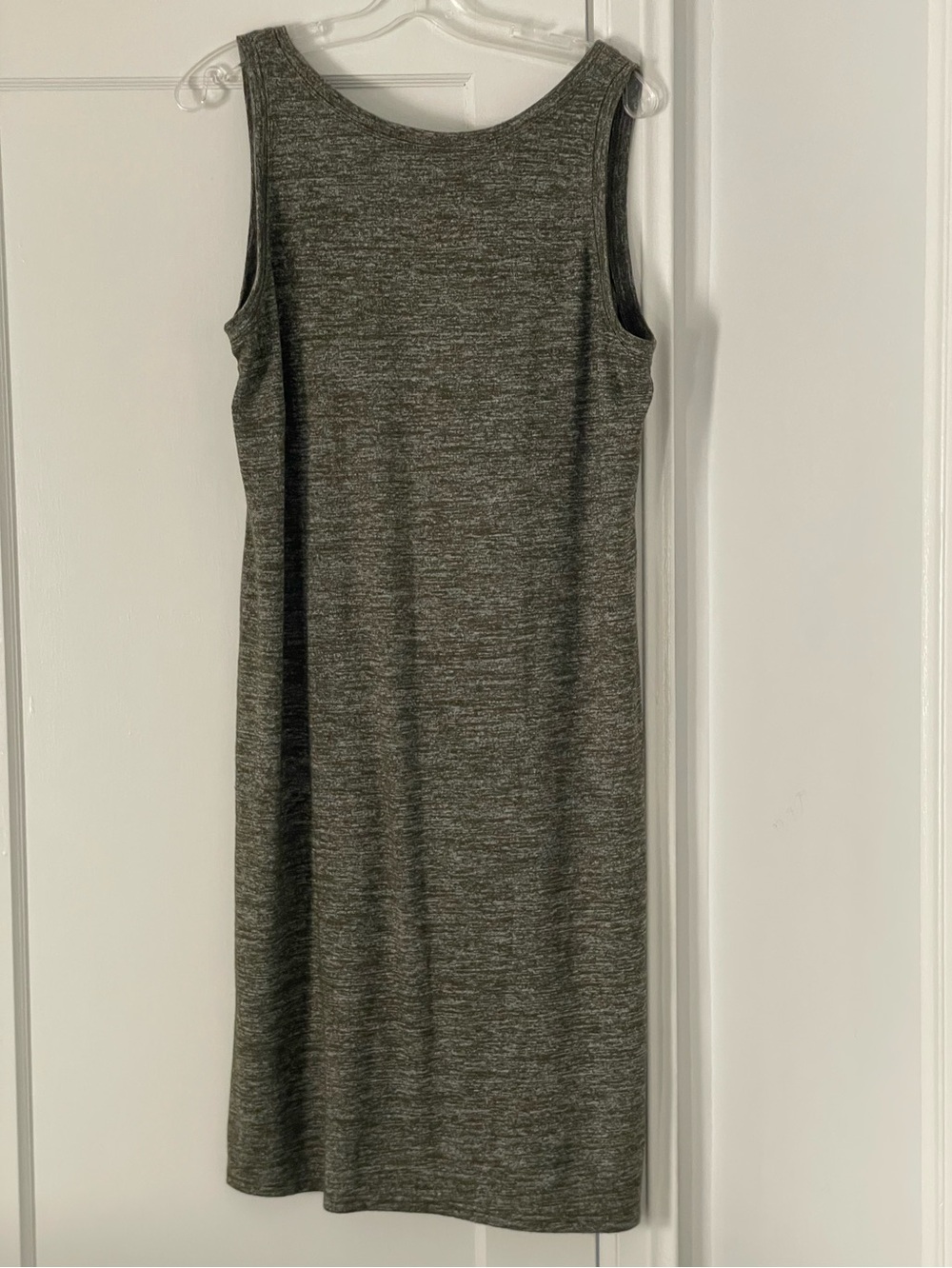 2 for 1 GAP Knit Midi Dresses: Heather Black (M) and Heather Green (L)